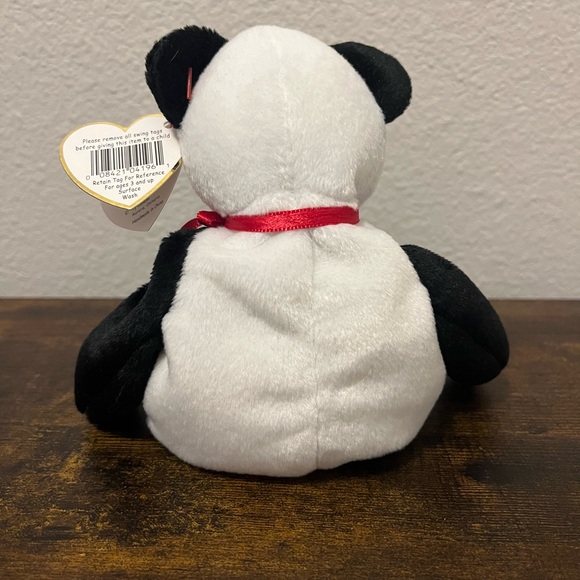 Vintage Rare Retired Fortune Ty Beanie Baby Tie Dye 1997 Plush Bear Original - Picture 3 of 6